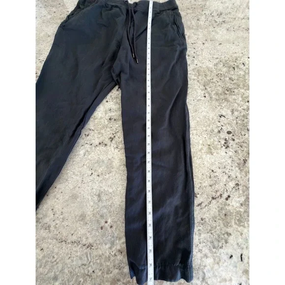 James Perse Gray Drawstring Jogger Pants Size 2 Relaxed Fit - Picture 5 of 7